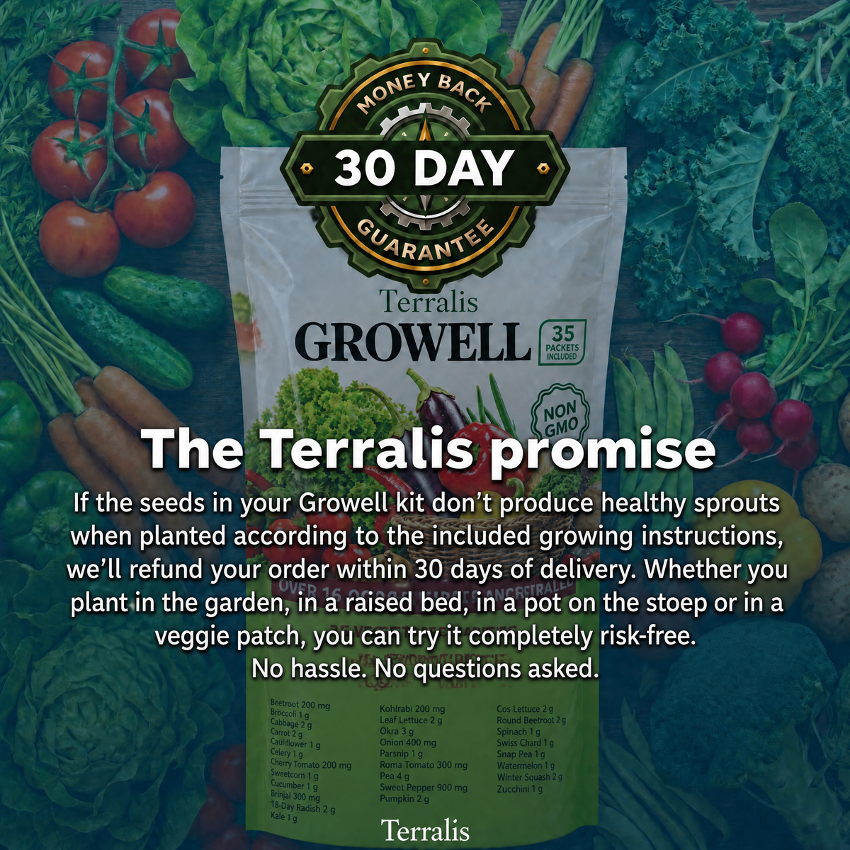 Seed stockpile Growell - GRW-ZA