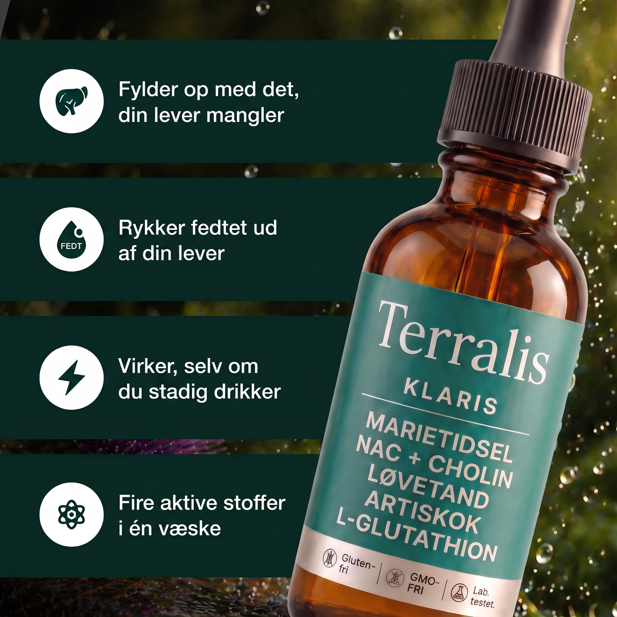 De aktive stoffer i Klaris-formlen