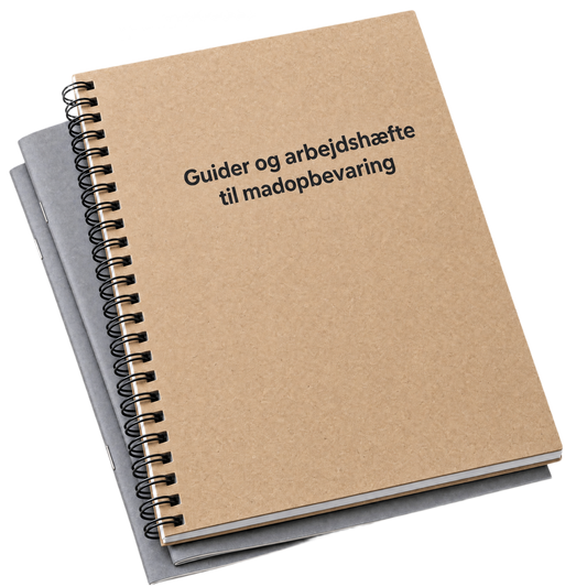 Guider og arbejdshæfte til madopbevaring