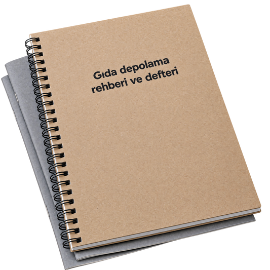 Gıda depolama rehberi ve defteri