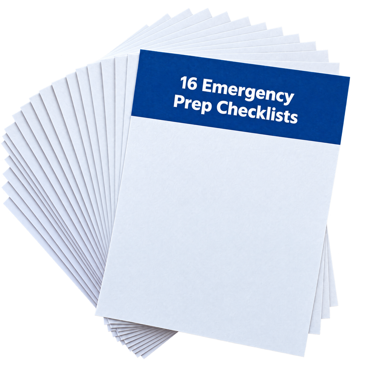 16 Emergency Prep Checklists