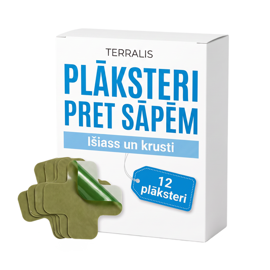 Pretsāpju PLĀKSTERI išiasam un muguras lejasdaļai