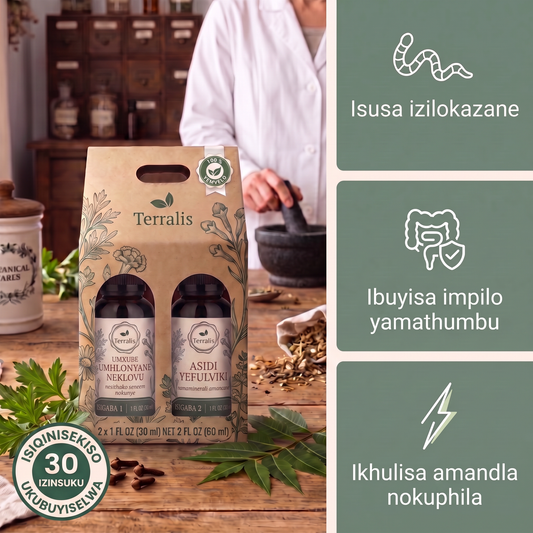 Ikhithi Klenza yokuhlanza amathumbu ngezigaba ezi-2