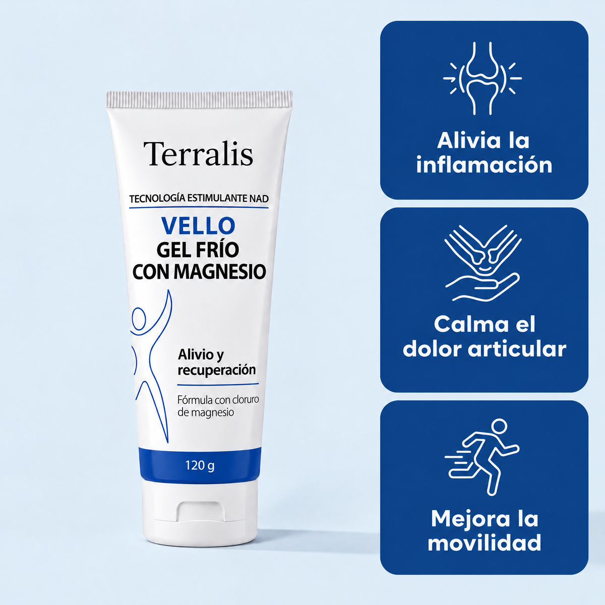 Gel frío de magnesio Vello - VLO-PE