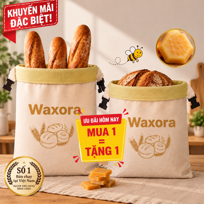 Túi bảo quản bánh mì Waxora - WAX-VN