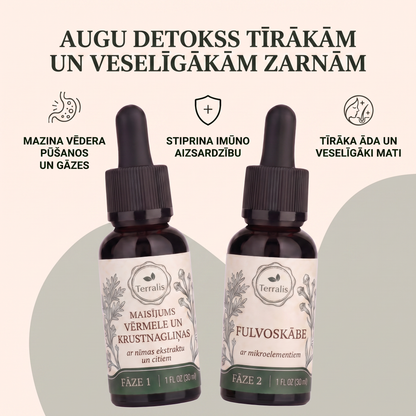 Klenza 2 fāžu zarnu attīrīšanas komplekts