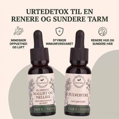 Klenza tarmrensningskit i 2 faser