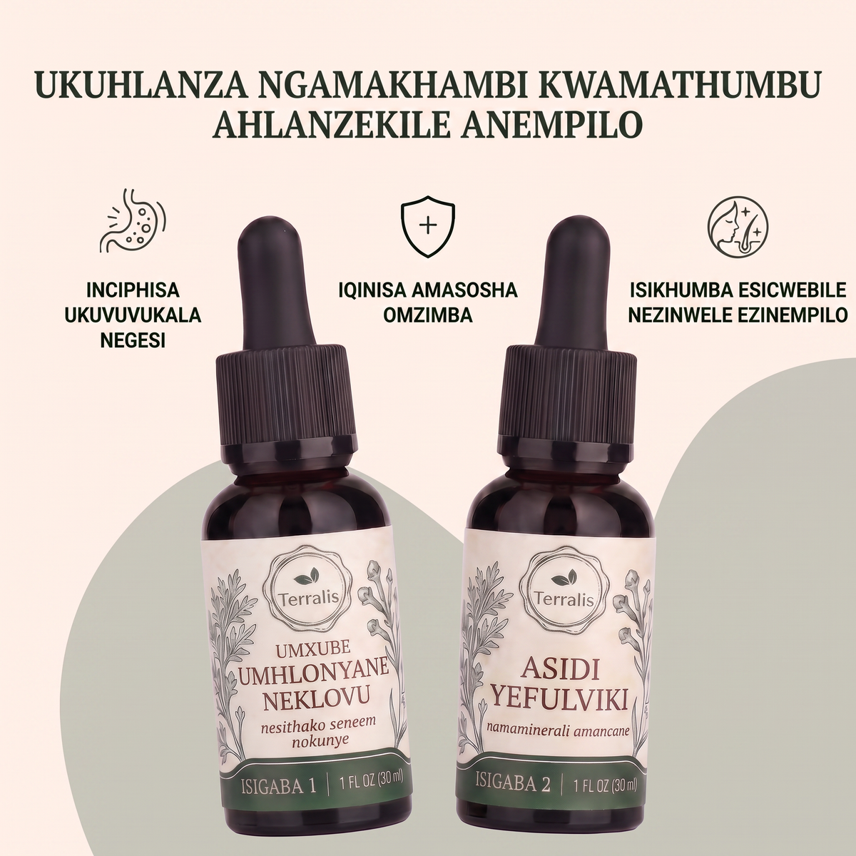 Ikhithi Klenza yokuhlanza amathumbu ngezigaba ezi-2