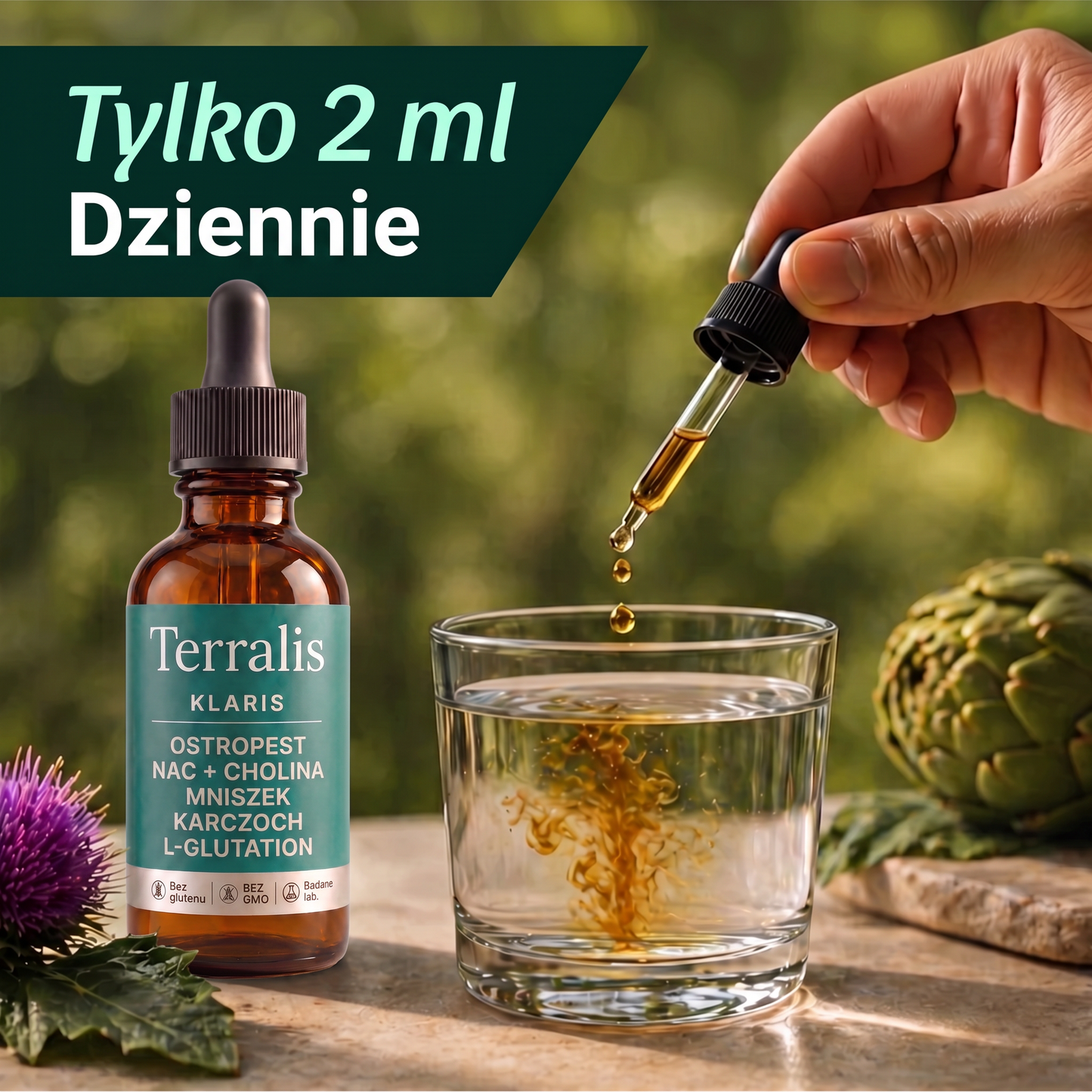 Stosowanie Klaris: 2 ml dziennie