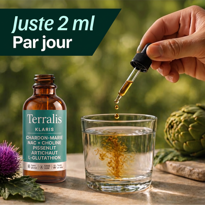 Absorption sublinguale de Klaris en 15 minutes