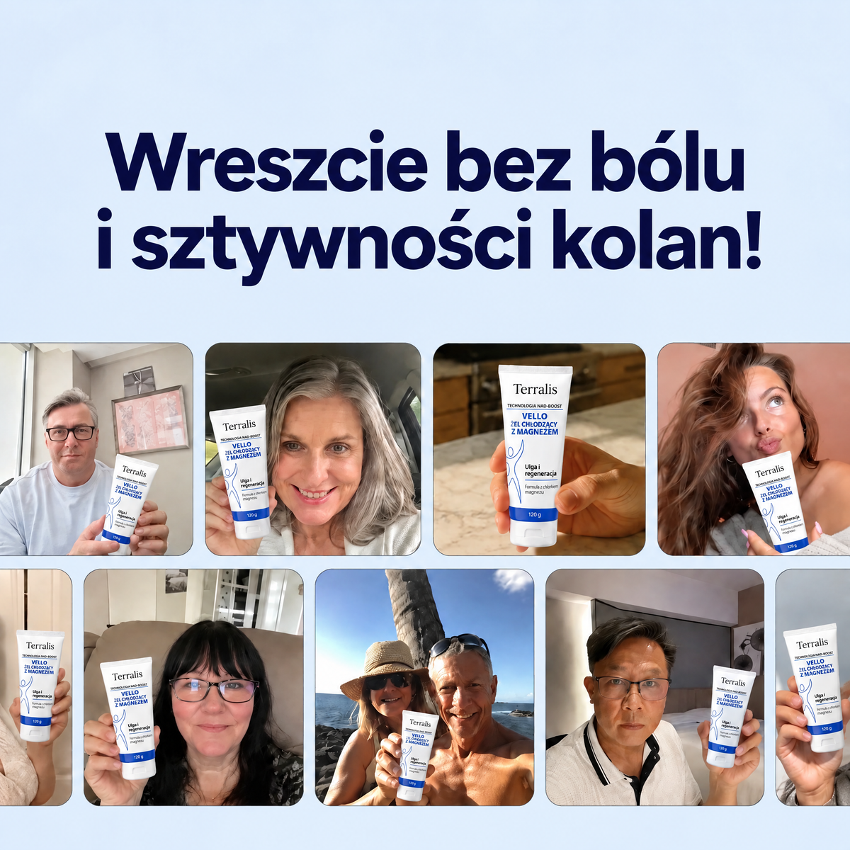 Chłodzący żel z magnezem Vello - VLO-PL