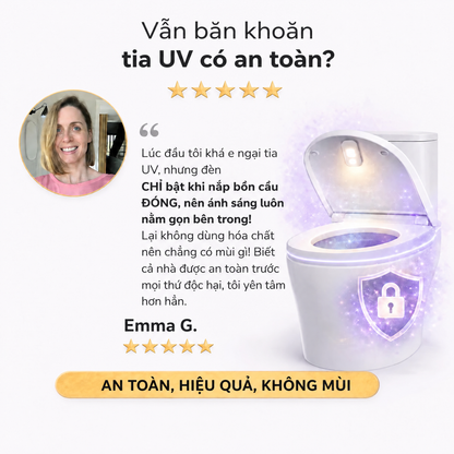 Máy khử khuẩn UV cho bồn cầu Uvara - 3327UVR-VN