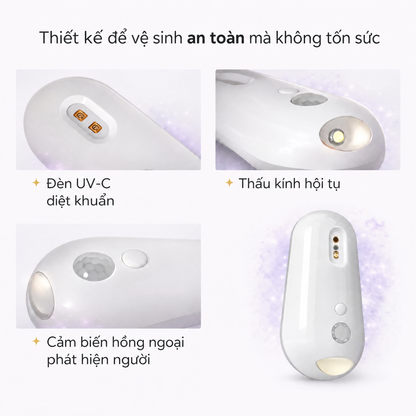 Máy khử khuẩn UV cho bồn cầu Uvara - 3327UVR-VN
