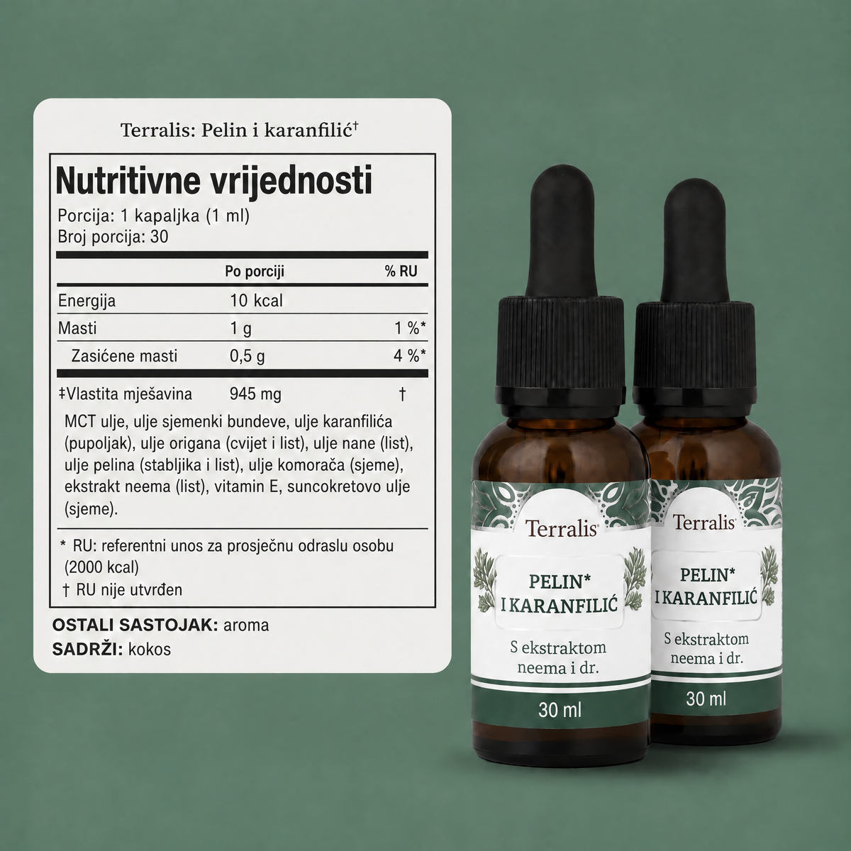 Set za detoks crijeva u 2 koraka Evicta - 2985EVC-BA