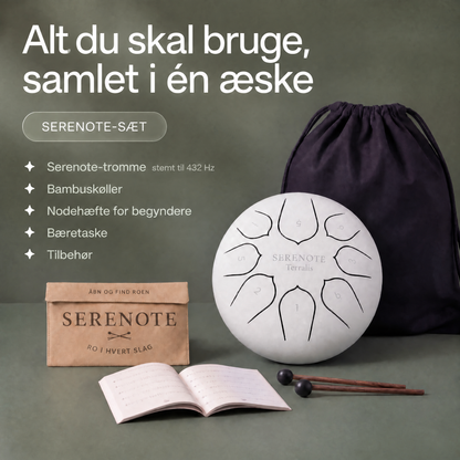 Beroligende tungetromme Serenote - 5842SRN-DK