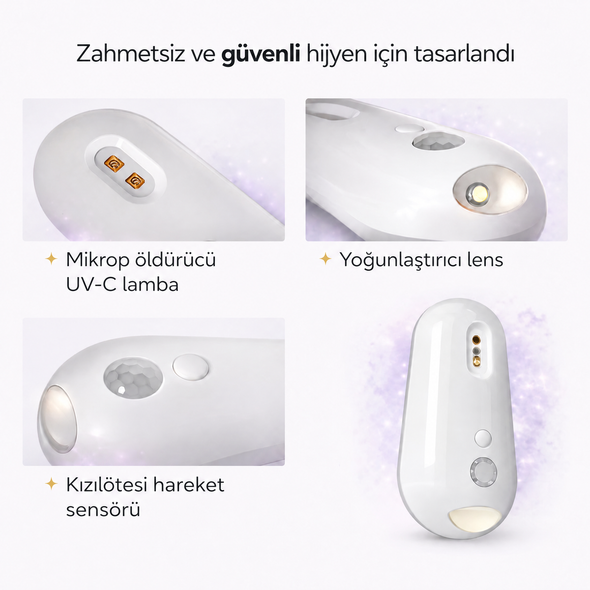 UV klozet sterilizatörü Uvara - 3353UVR-TR