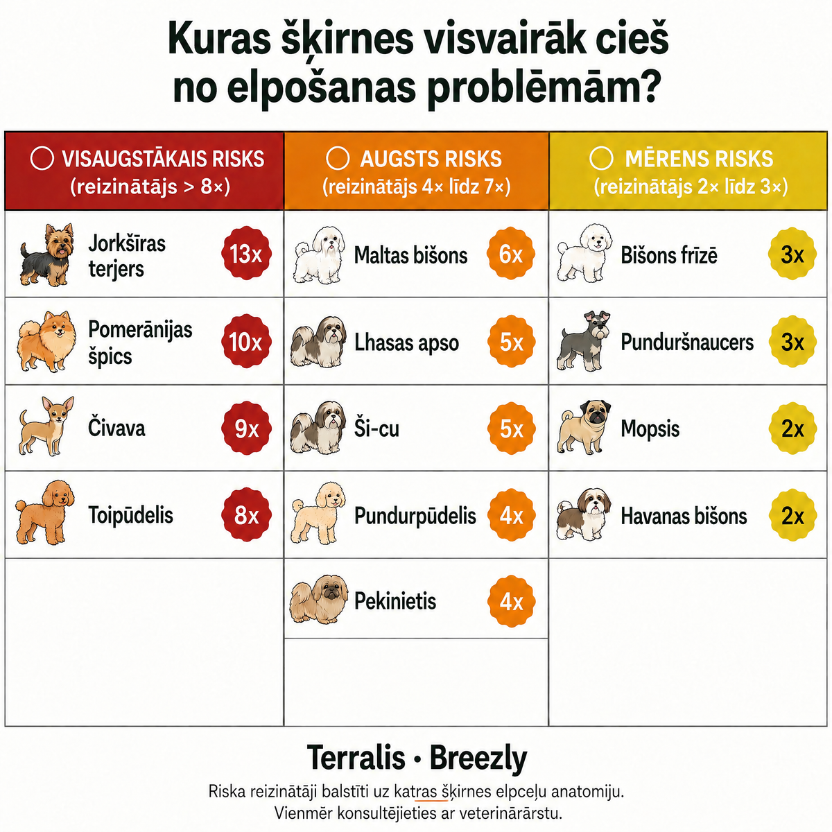 Elpošanas atbalsta kumosi suņiem Breezly - BRZ-LV