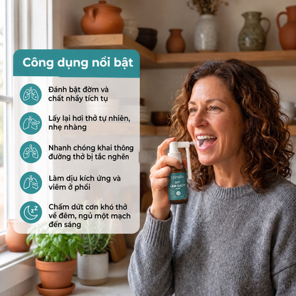 Xịt làm sạch phổi Terralis - SPRAY-VN
