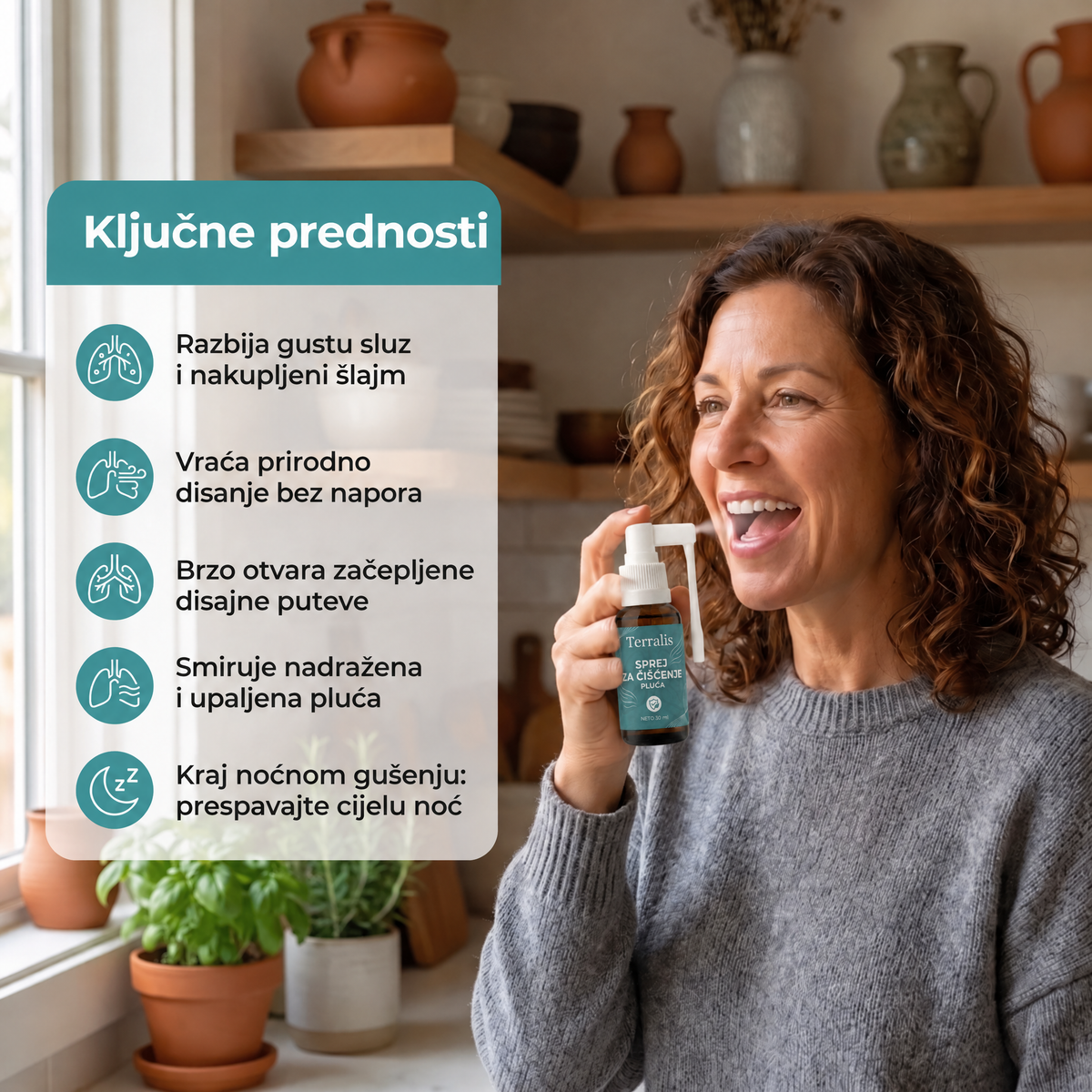 Sprej za čišćenje pluća Terralis - SPRAY-BA