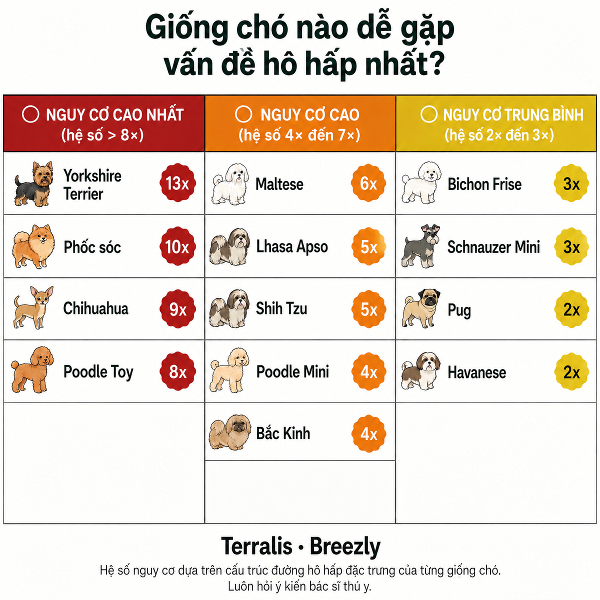 Viên nhai hỗ trợ hô hấp cho chó Breezly - BRZ-VN