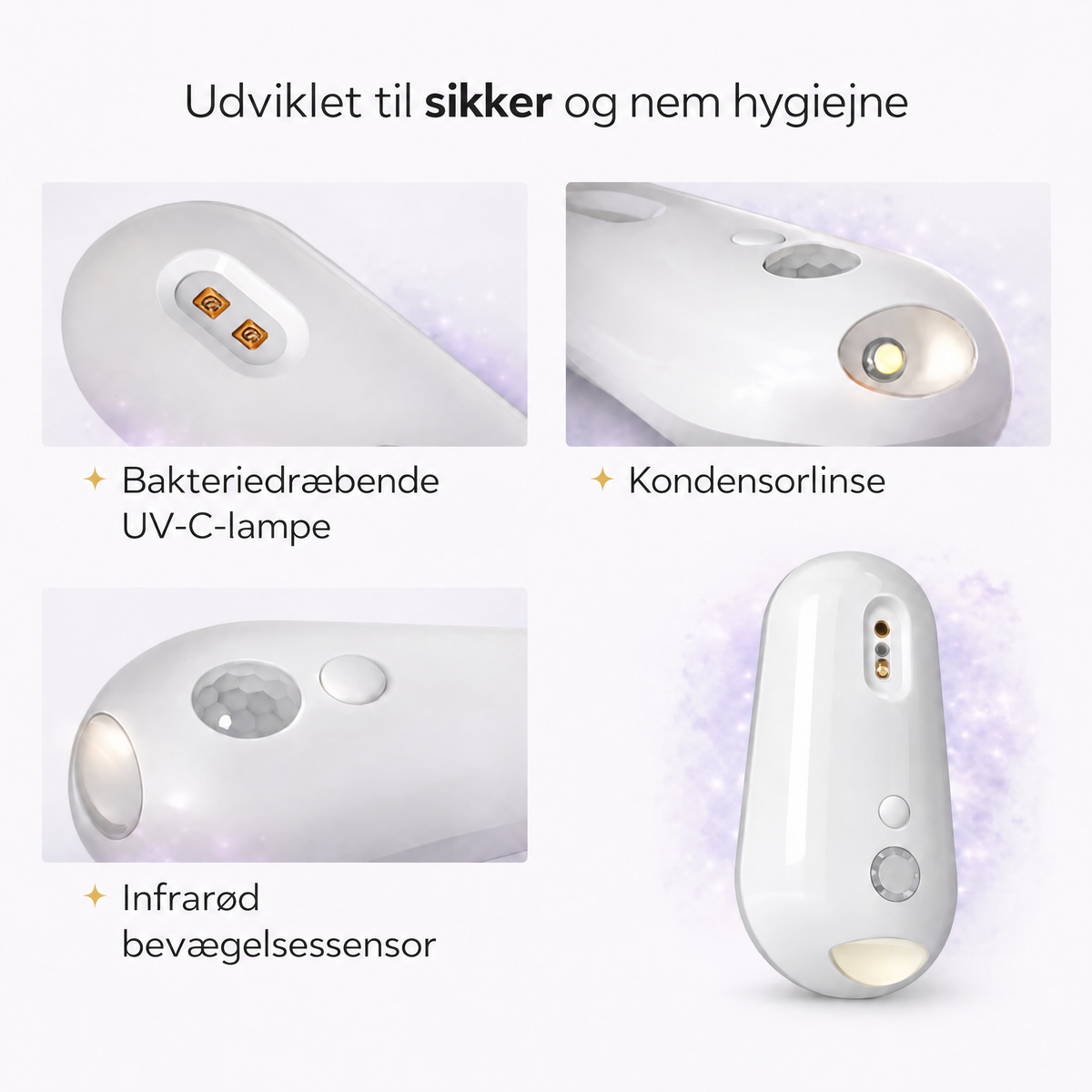 UV-toiletsterilisator Uvara - 7518UVR-DK