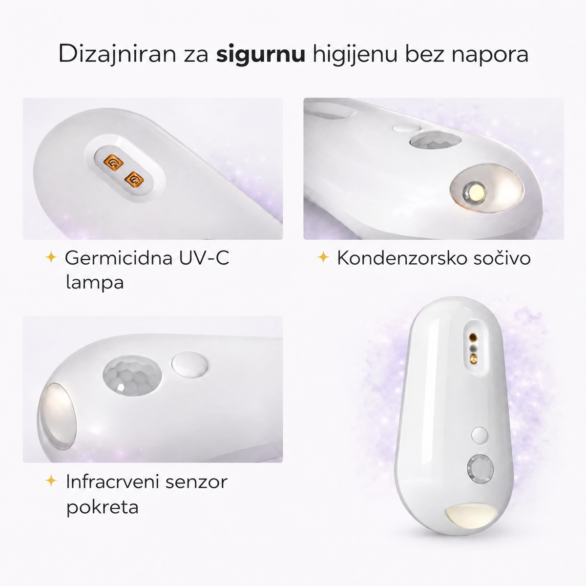 UV sterilizator za WC šolju Uvara - 1228UVR-BA