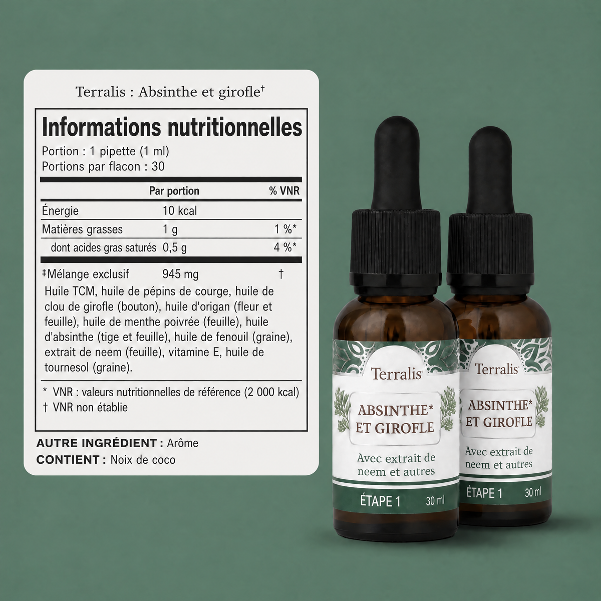 Kit détox intestinal en 2 étapes Evicta - 5480EVC-MU