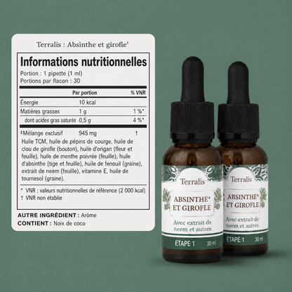 Kit détox intestinal en 2 étapes Evicta - 5480EVC-MU