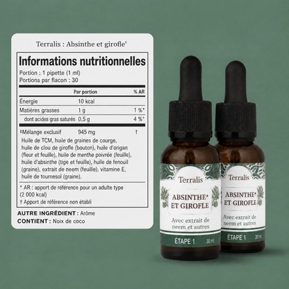 Kit détox intestinal en 2 étapes Evicta - 6064EVC-LU