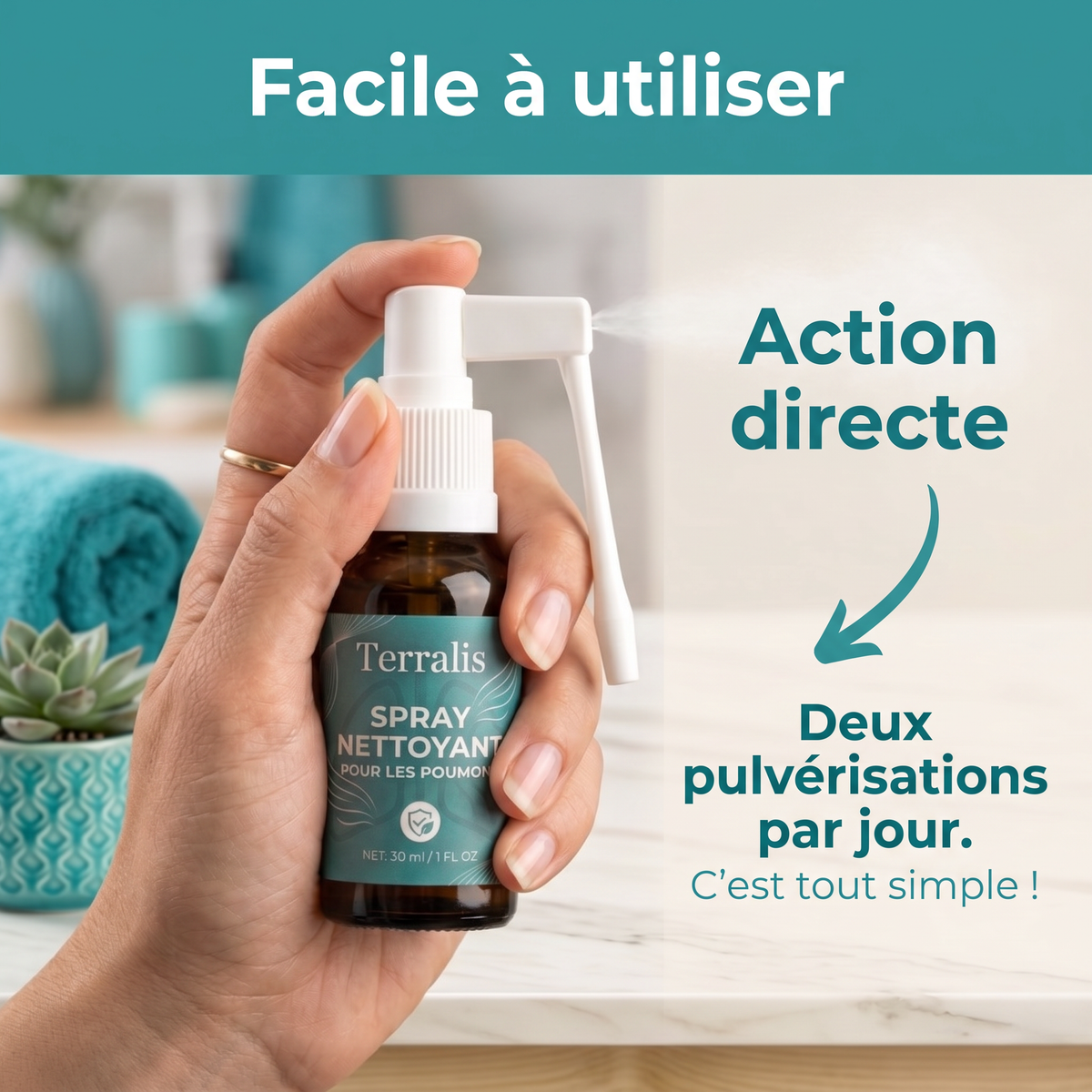 Spray nettoyant pour les poumons Terralis - SPRAY-MU