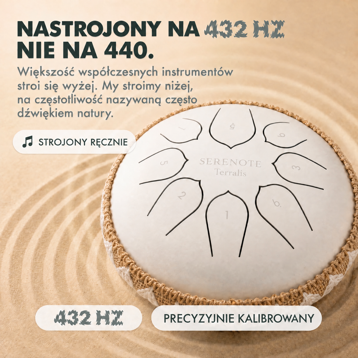 Kojący bęben Serenote - 3345SRN-PL