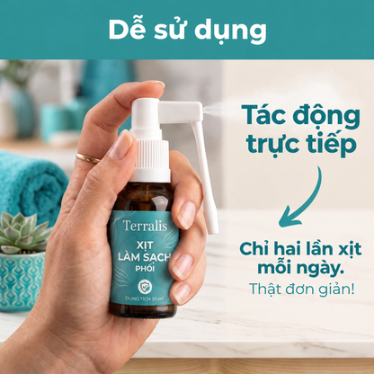 Xịt làm sạch phổi Terralis - SPRAY-VN