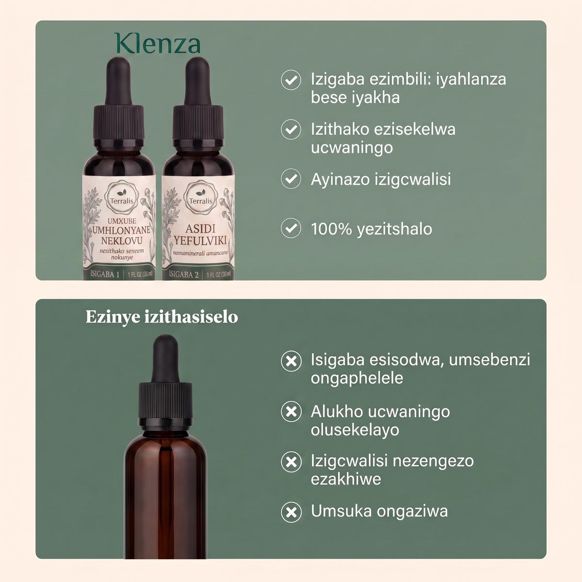 Ikhithi Klenza yokuhlanza amathumbu ngezigaba ezi-2