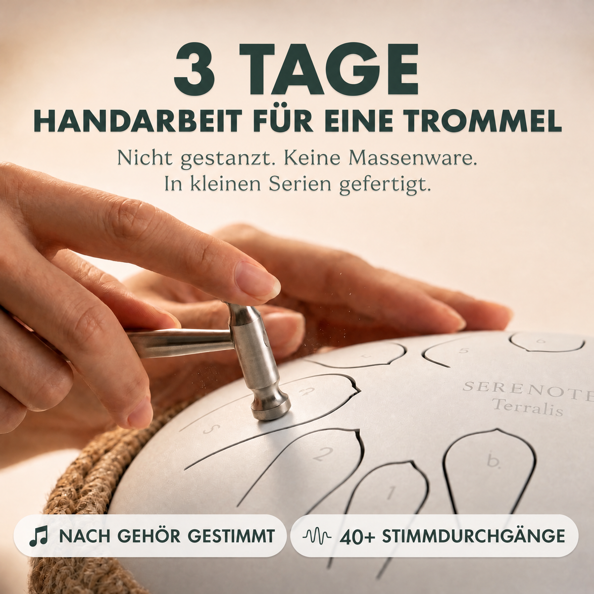 Beruhigende Zungentrommel Serenote - 7950SRN-AT
