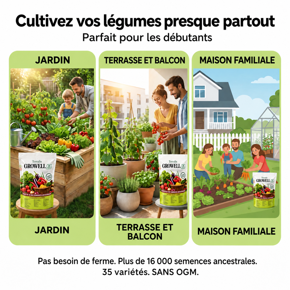 Réserve de semences Growell - GRW-MU