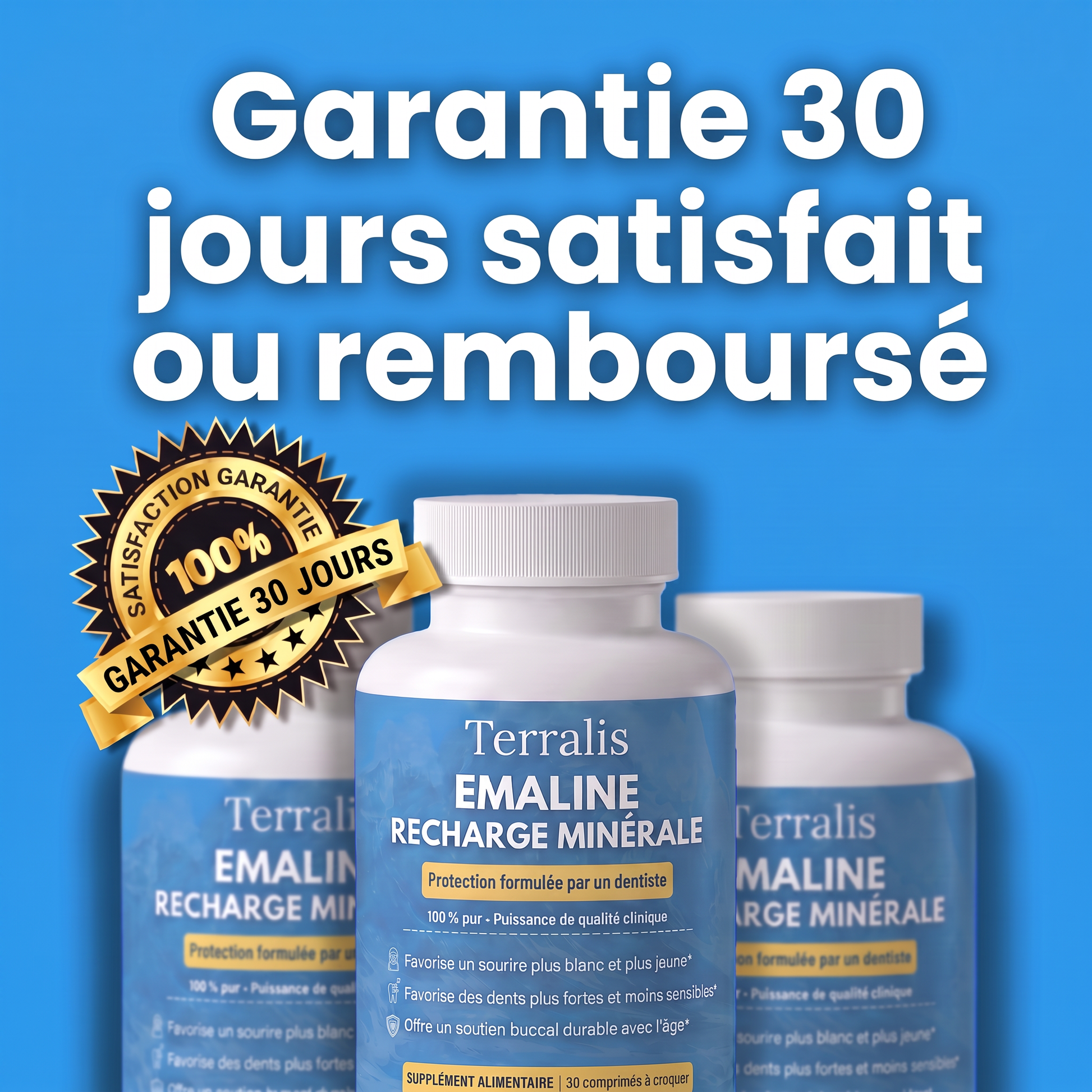 Garantie satisfait ou remboursé 30 jours Emaline