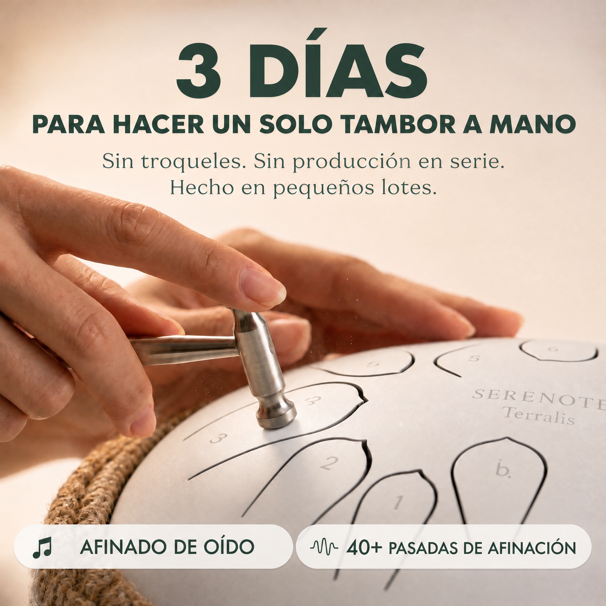 Tambor relajante Serenote - 8955SRN-PE