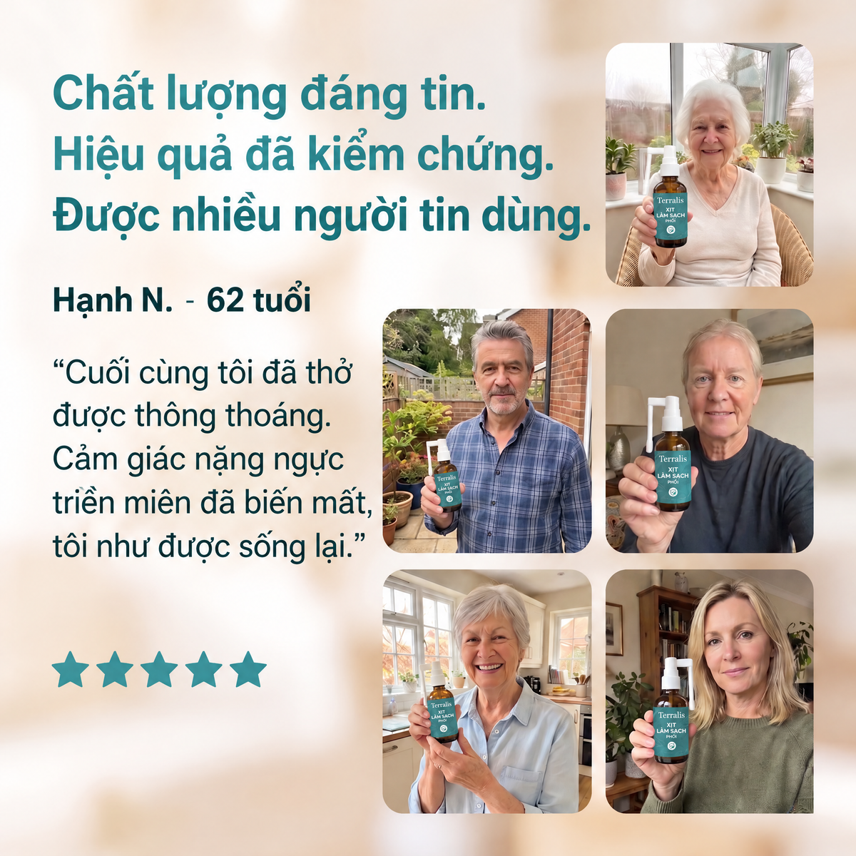Xịt làm sạch phổi Terralis - SPRAY-VN