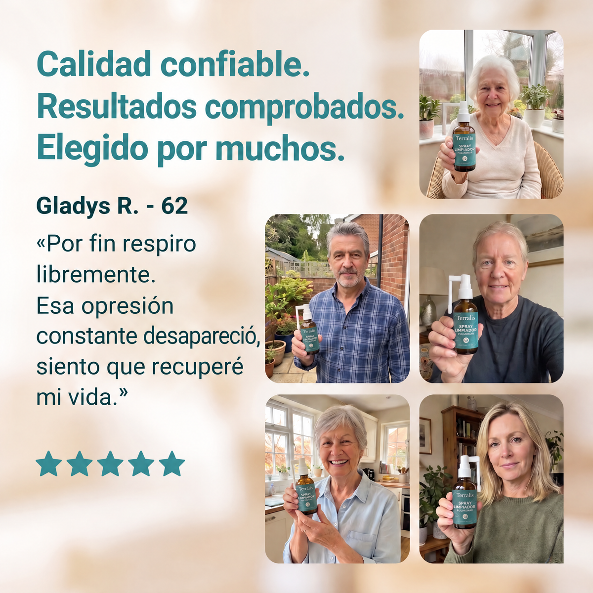 Spray limpiador pulmonar Terralis - SPRAY-PE