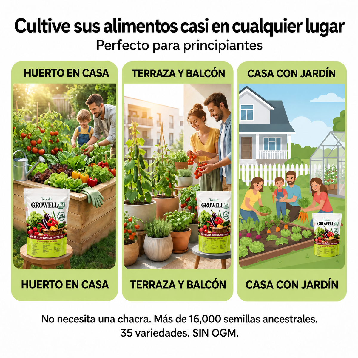 Reserva de semillas Growell - GRW-PE