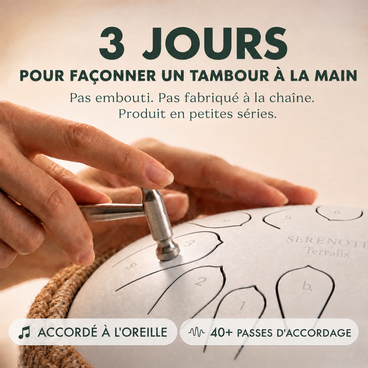 Tambour apaisant Serenote - 1819SRN-LU