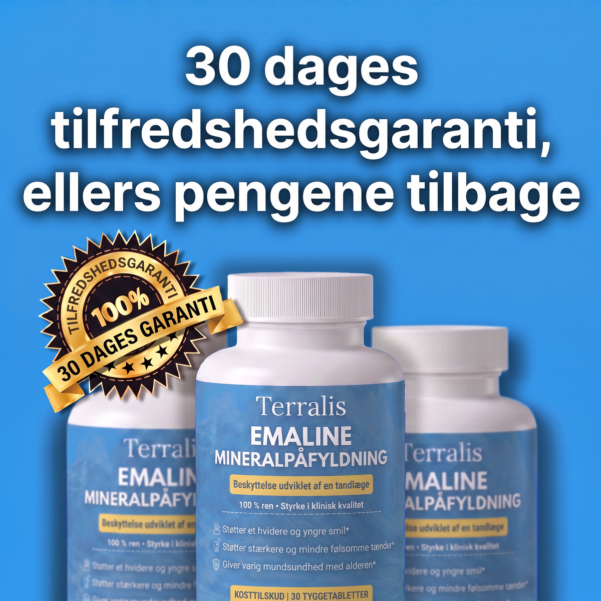 30 dages tilfredshedsgaranti på Emaline