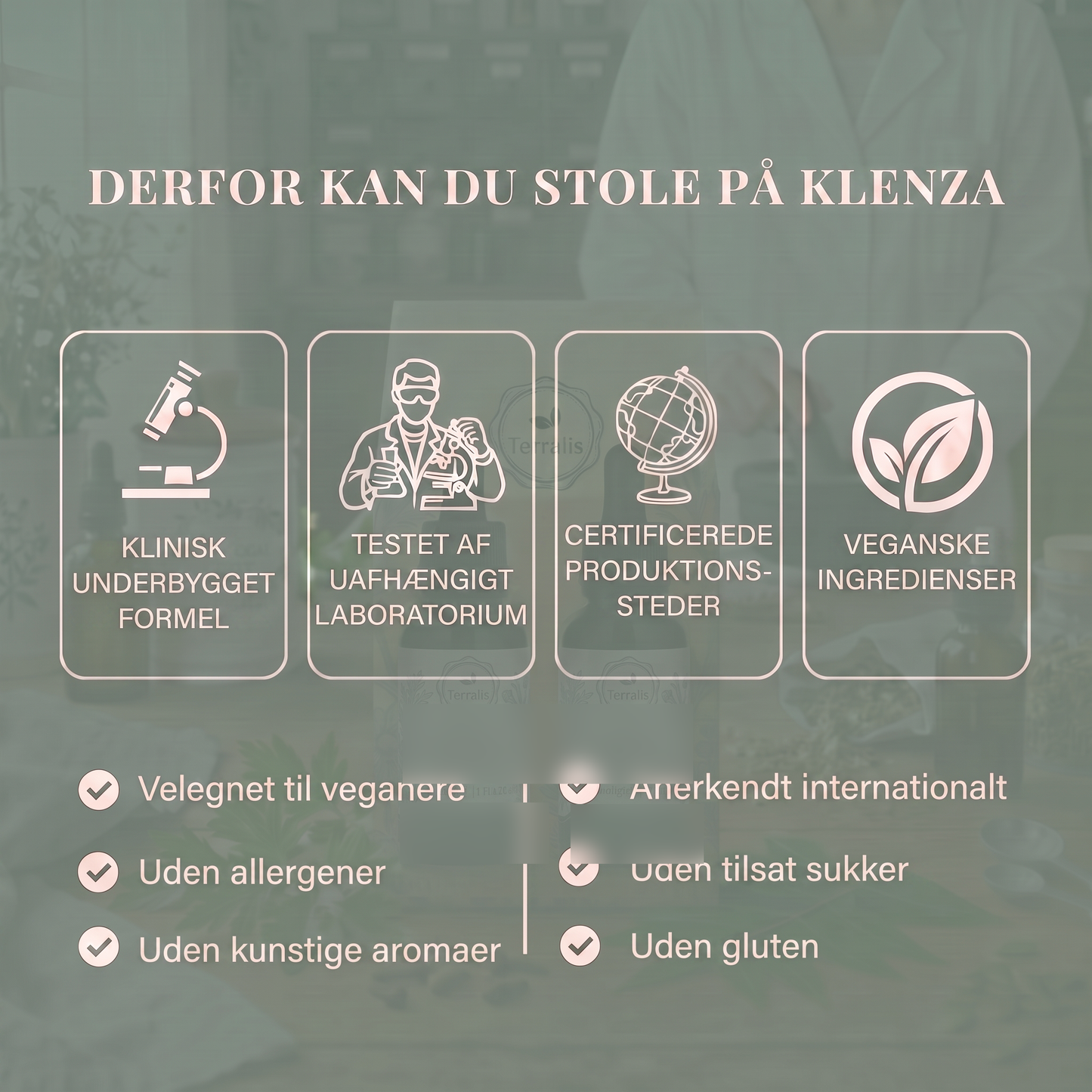 Klenza tarmrensningskit i 2 faser