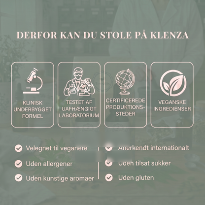 Klenza tarmrensningskit i 2 faser