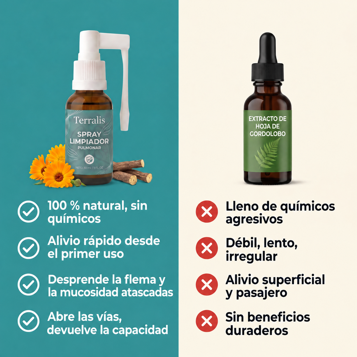 Spray limpiador pulmonar Terralis - SPRAY-PE