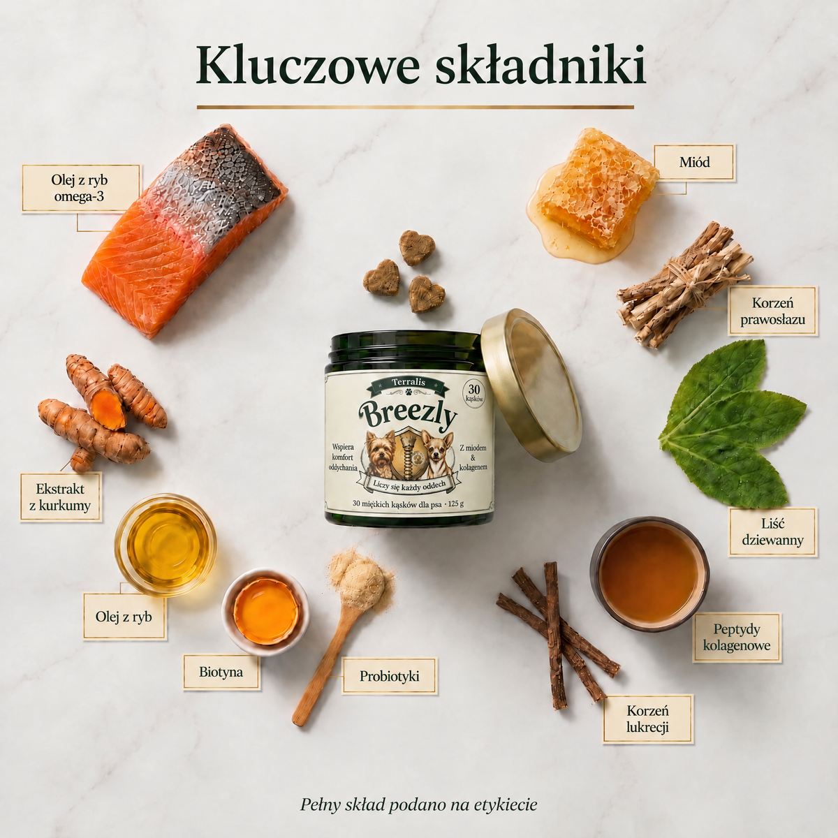 Kąski oddechowe dla psów Breezly - BRZ-PL