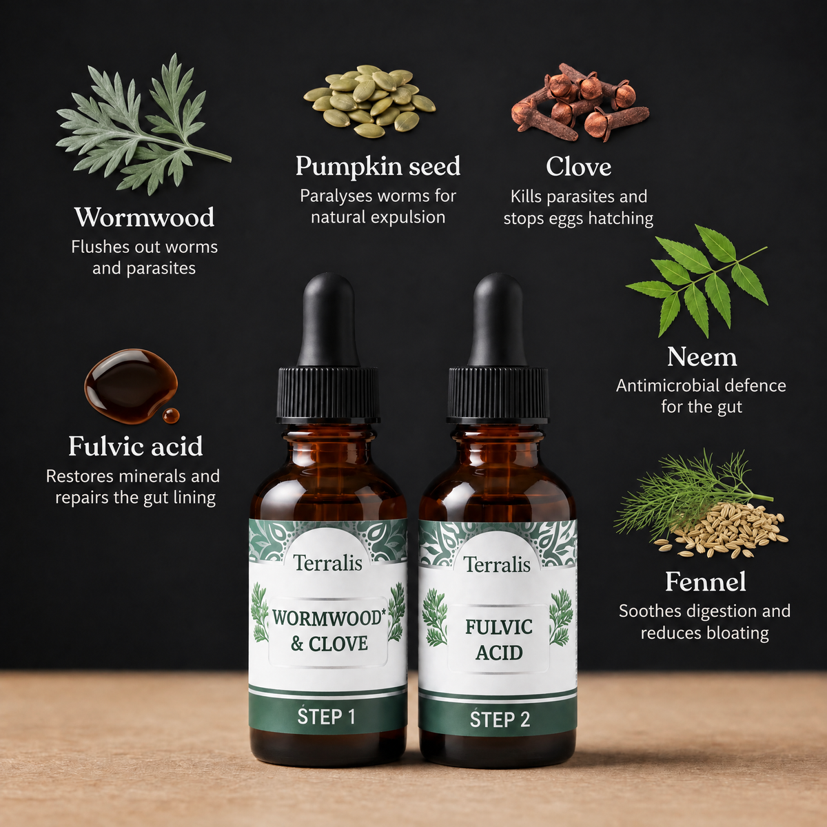 2-Step Gut Detox Kit Evicta - 2346EVC-ZA