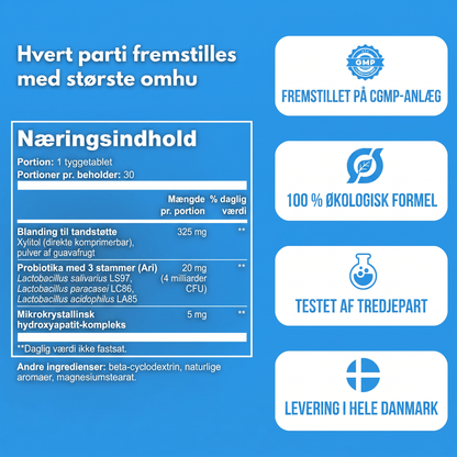 Næringsindhold og kvalitetsmærker for Emaline