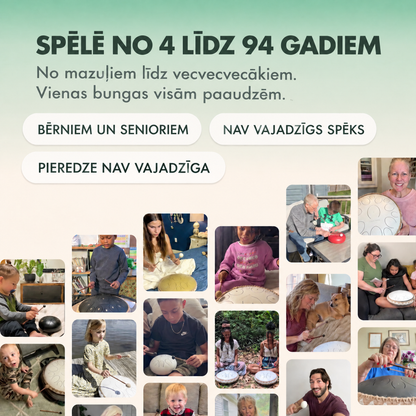 Nomierinošas mēlīšu bungas Serenote - 3477SRN-LV