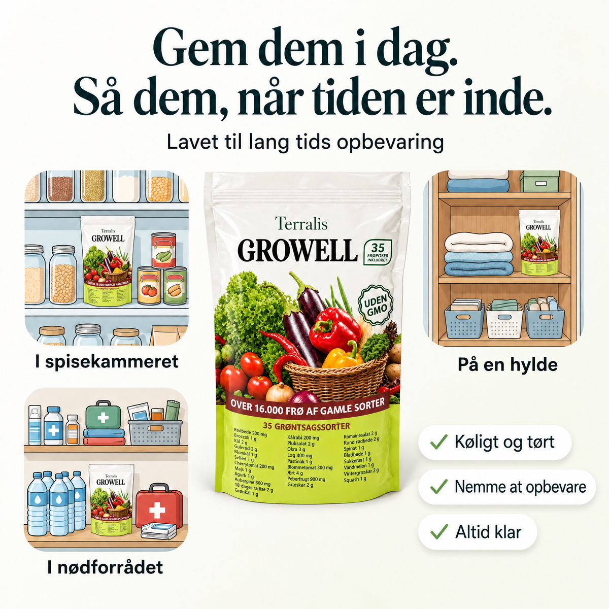 Frøreserve Growell - GRW-DK